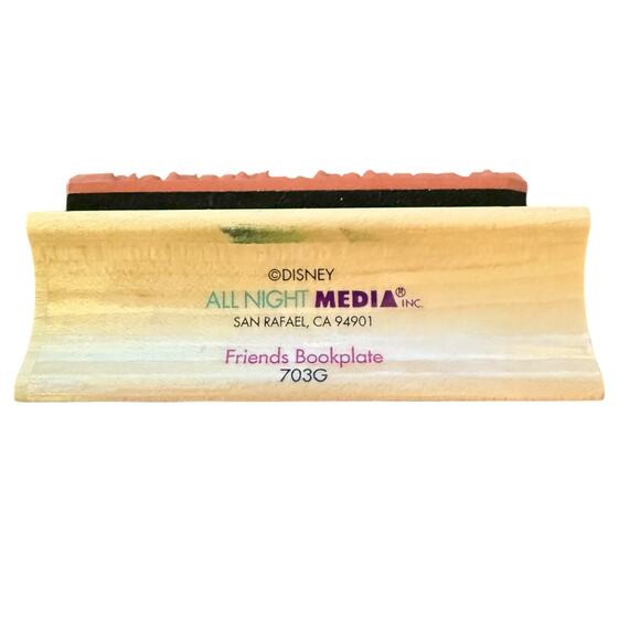 All Night Media Disney Friends Bookplate Pooh Bear This Book Belongs To Stamp - Picture 3 of 3